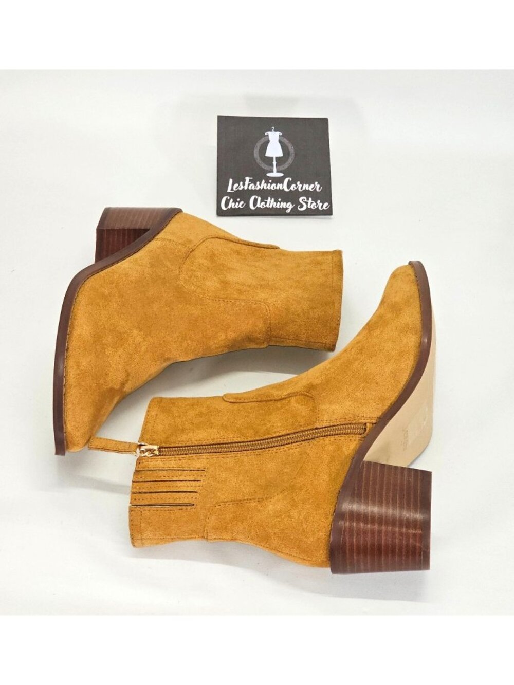 NWOB J Crew Women’s Golden Brandy Suede 2” Block Heel Booties Size 9 1837 - Picture 13 of 16